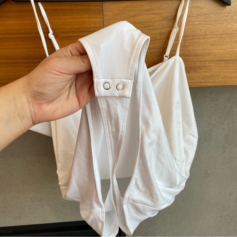NWT Express Body Contour Compression Silky Square Neck Thong Bodysuit, Size XL - Picture 7 of 10